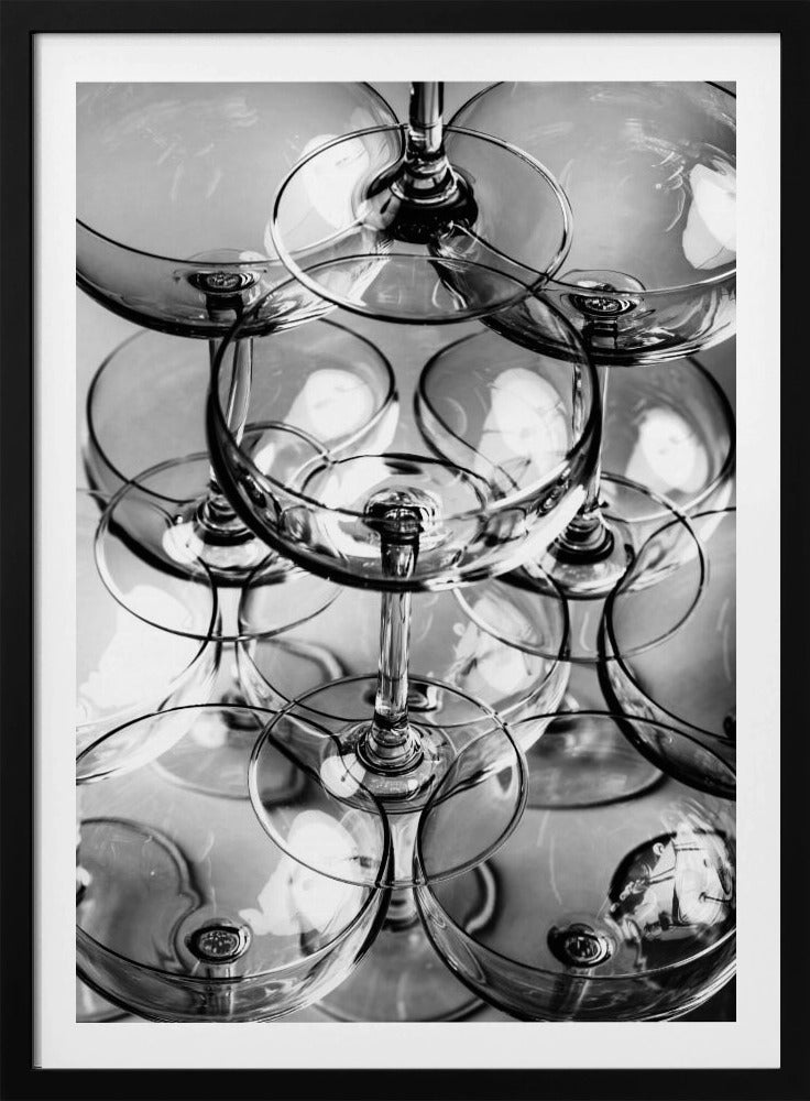 Champagne tower_8 - Poster / Art Print