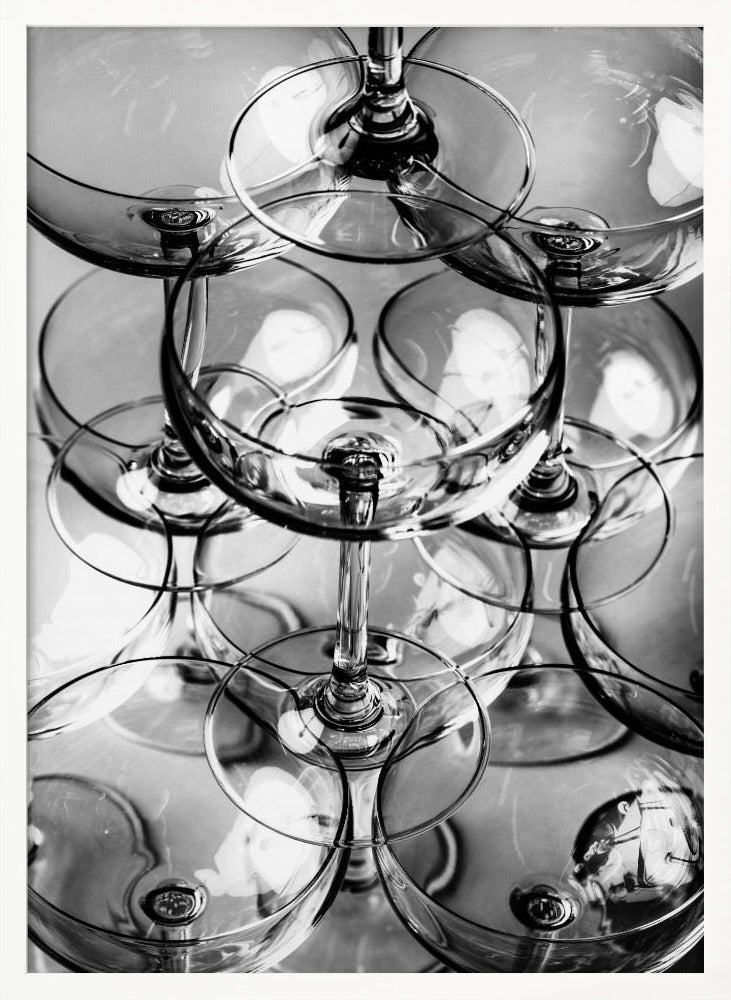 Champagne tower_8 - Poster / Art Print