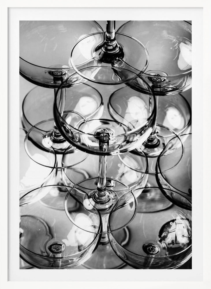 Champagne tower_8 - Poster / Art Print