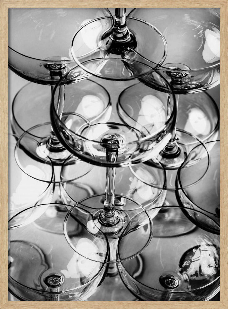 Champagne tower_8 - Poster / Art Print