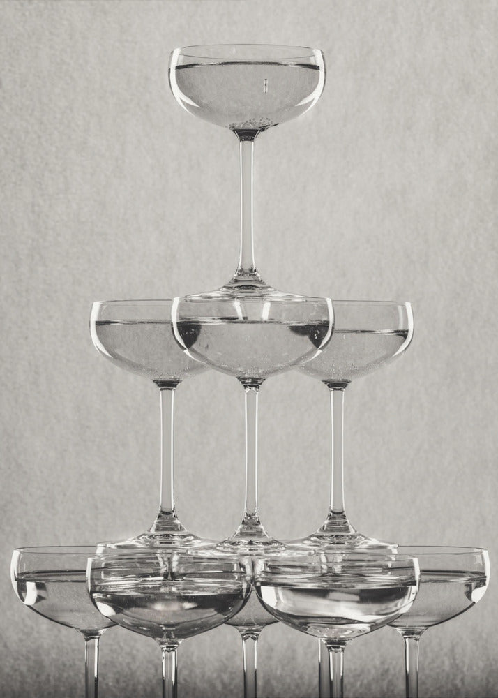 Champagne tower_9 - Poster / Art Print