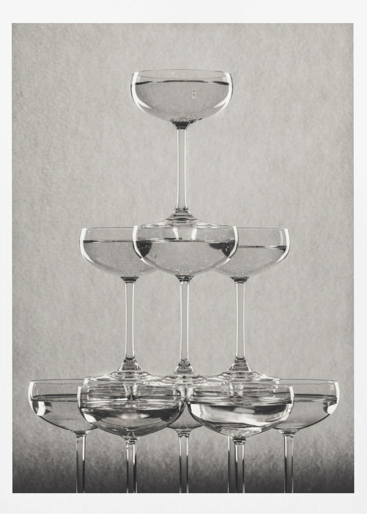 Champagne tower_9 - Poster / Art Print