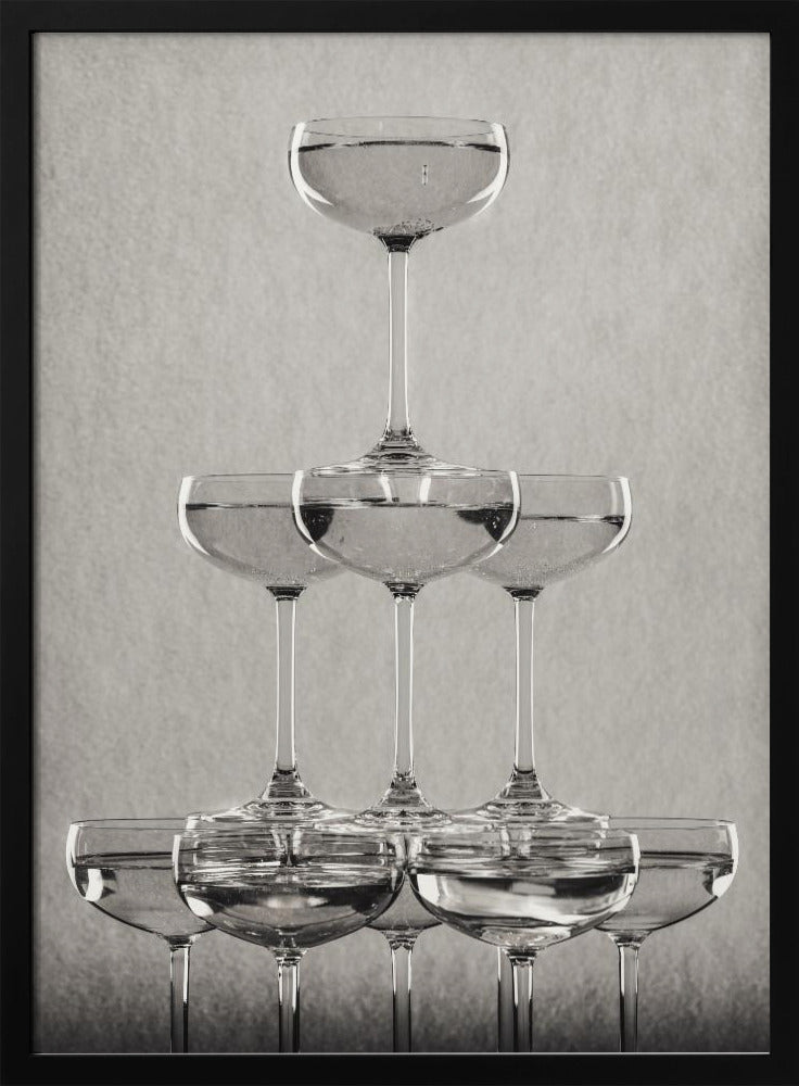 Champagne tower_9 - Poster / Art Print