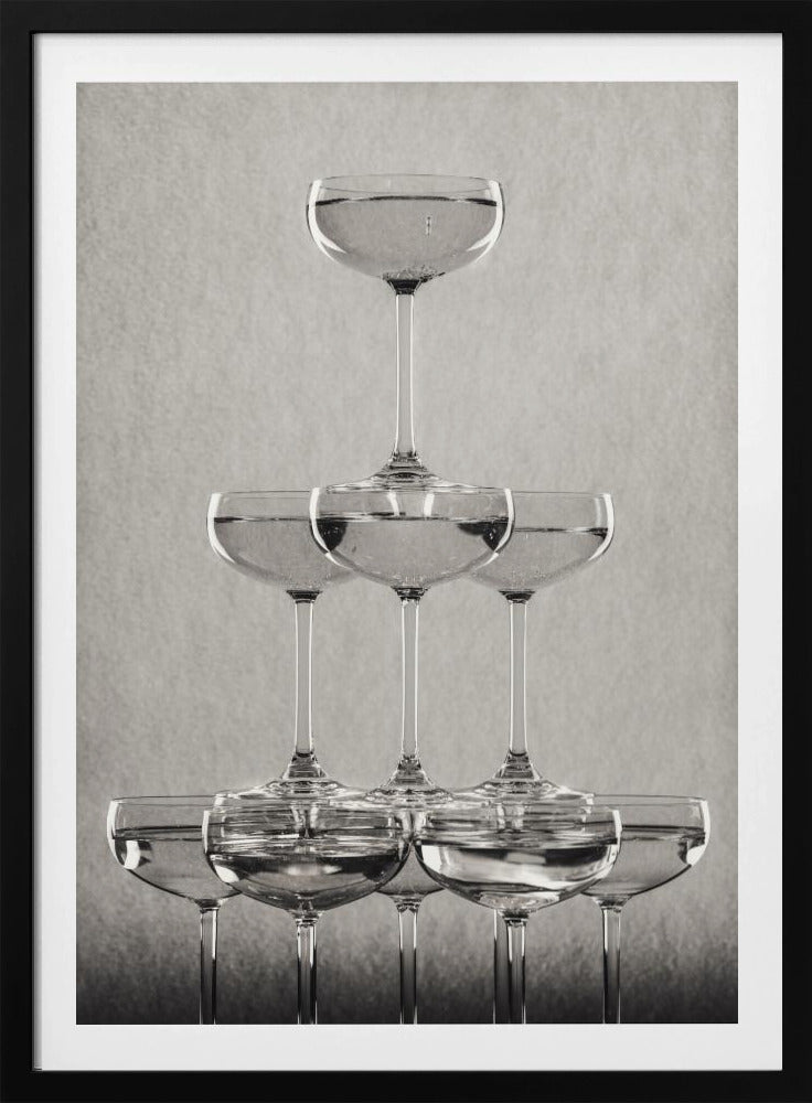 Champagne tower_9 - Poster / Art Print