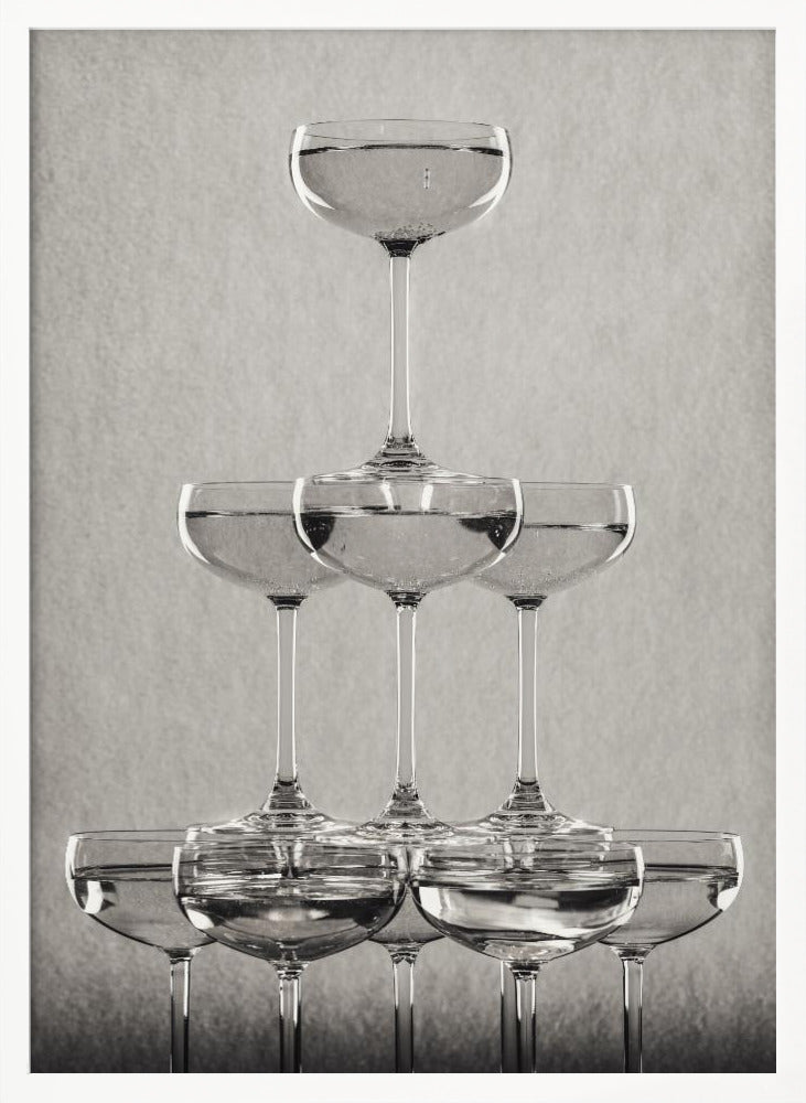 Champagne tower_9 - Poster / Art Print