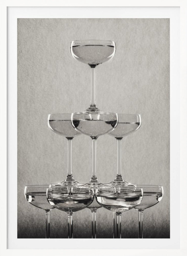 Champagne tower_9 - Poster / Art Print