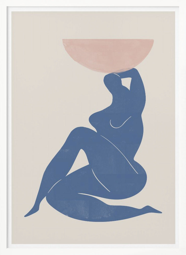 Vase and Woman - Poster / Art Print