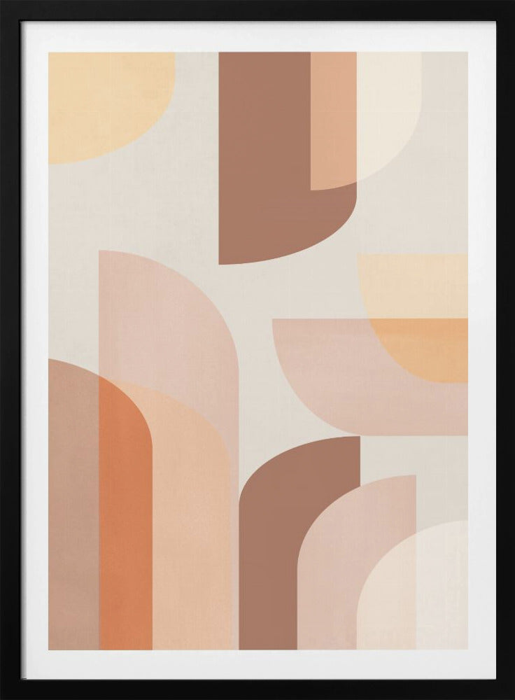 Retro Geometric - Poster / Art Print