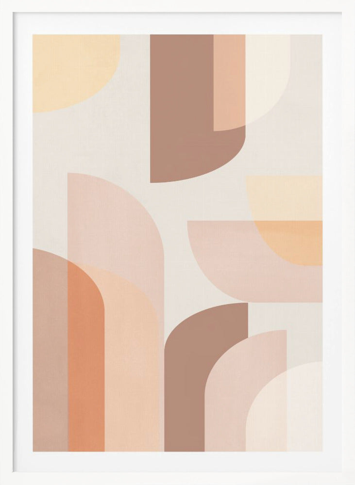 Retro Geometric - Poster / Art Print