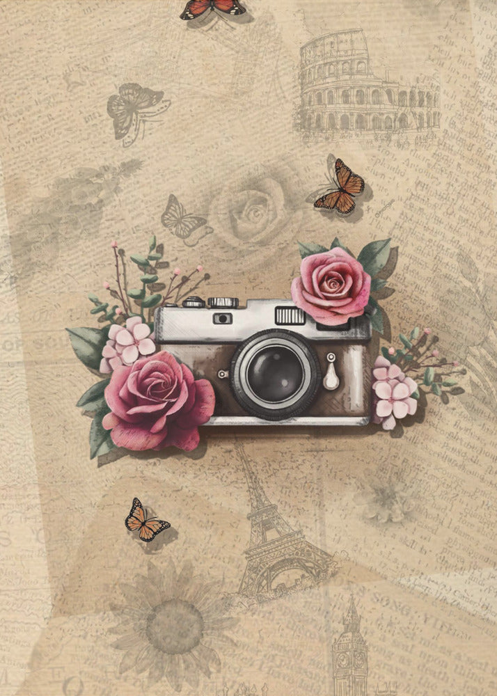 Vintage Camera - Poster / Art Print