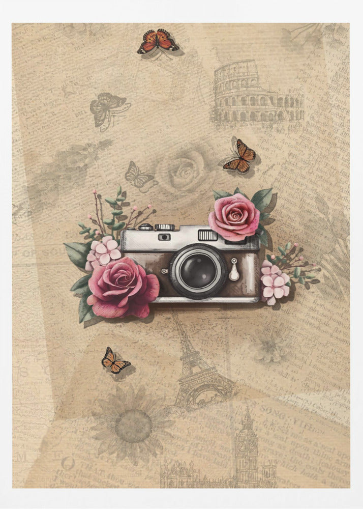 Vintage Camera - Poster / Art Print