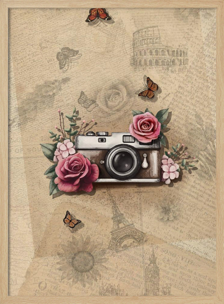 Vintage Camera - Poster / Art Print