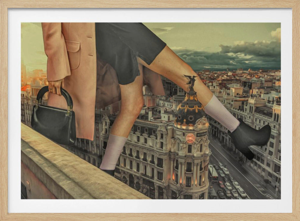 Walking In Paris - Poster / Art Print