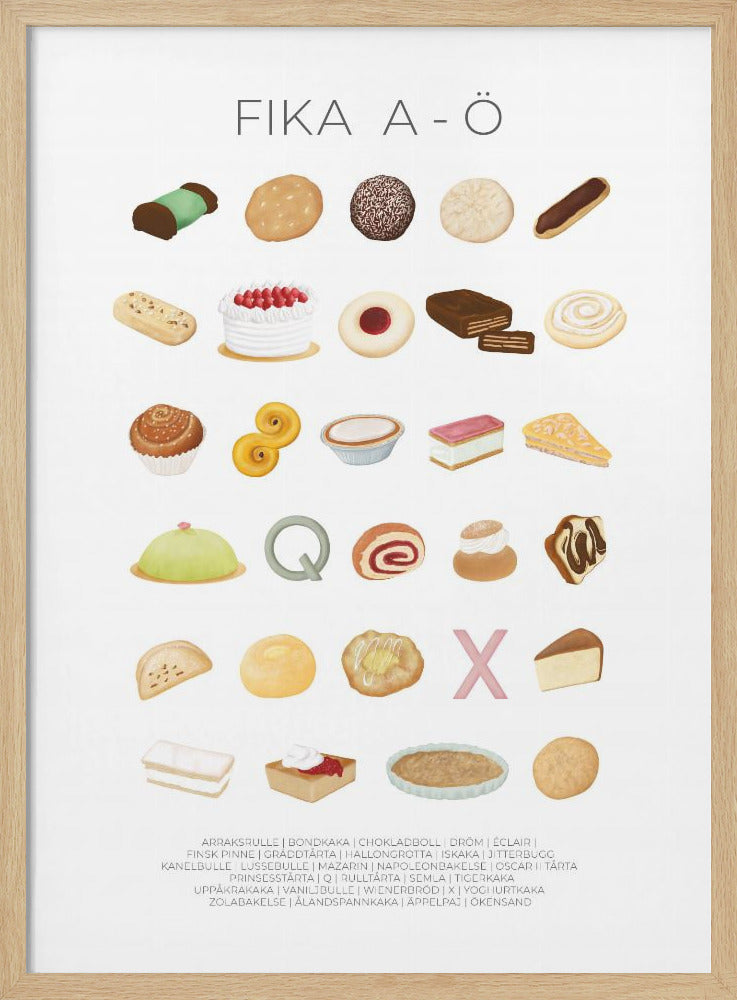 FIKA A-Ö - Poster / Art Print