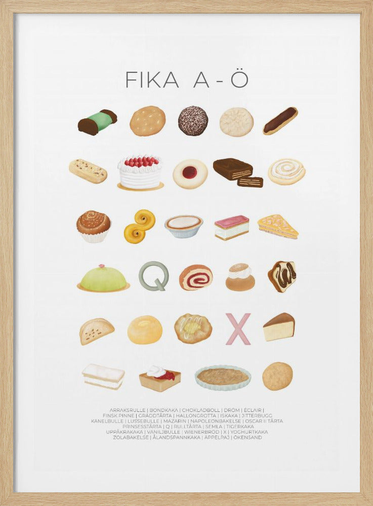 FIKA A-Ö - Poster / Art Print