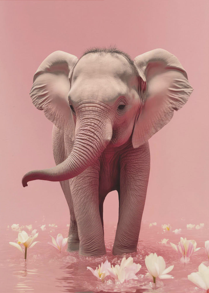 Young Elephant - Poster / Art Print