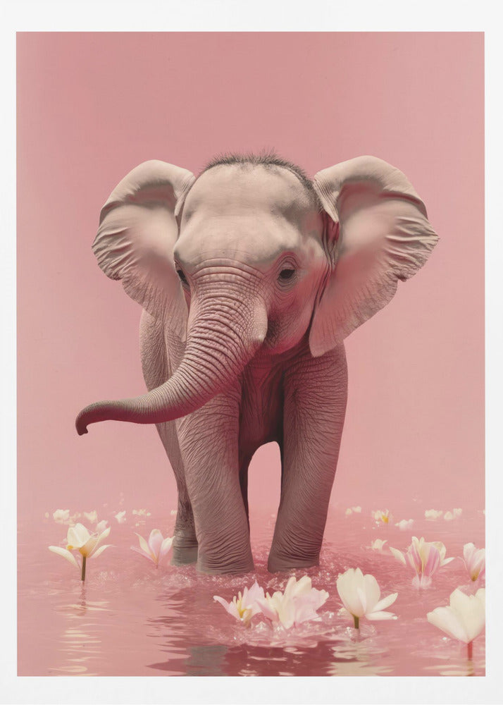 Young Elephant - Poster / Art Print