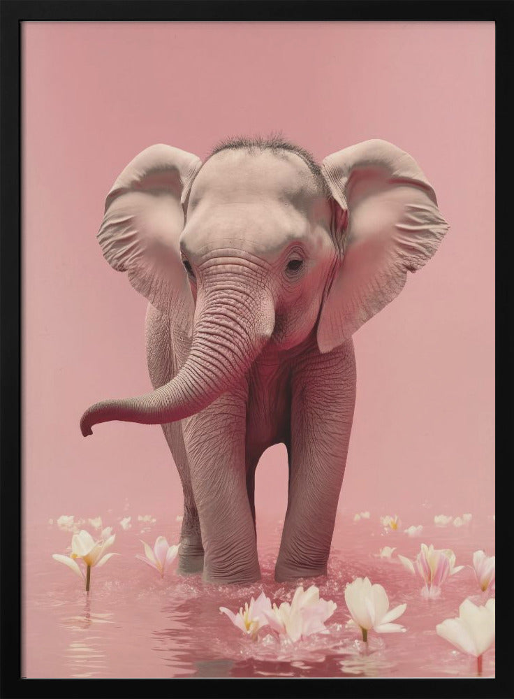 Young Elephant - Poster / Art Print