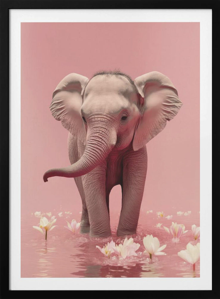 Young Elephant - Poster / Art Print