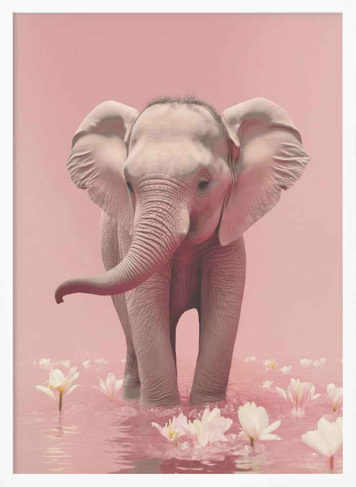 Young Elephant - Poster / Art Print