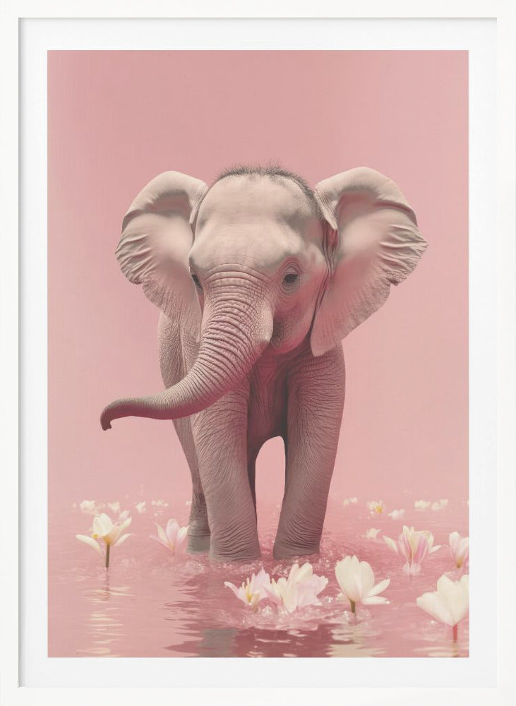 Young Elephant - Poster / Art Print