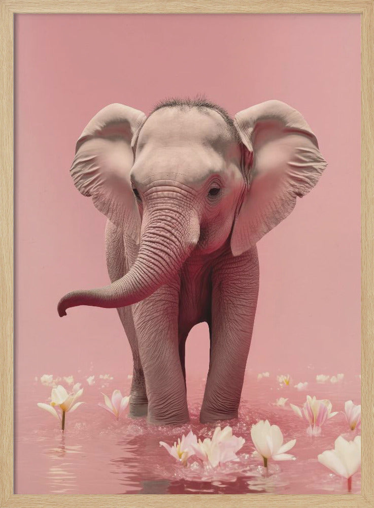 Young Elephant - Poster / Art Print