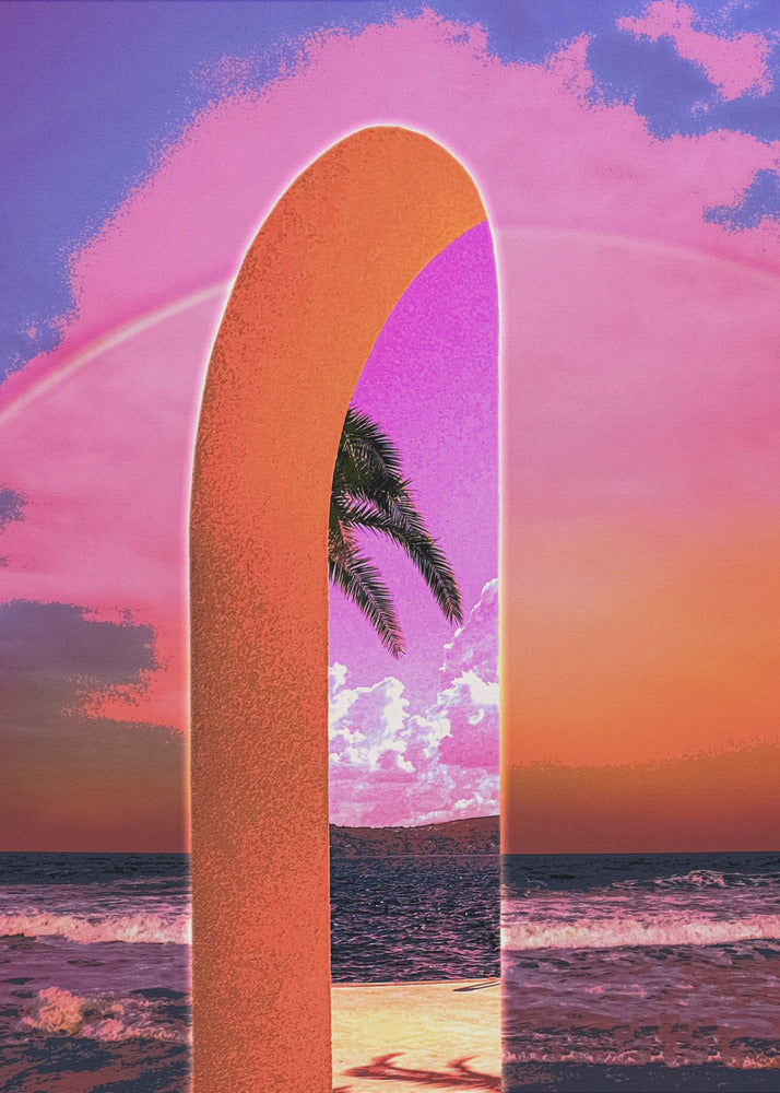 Portal Vaporwave - Poster / Art Print