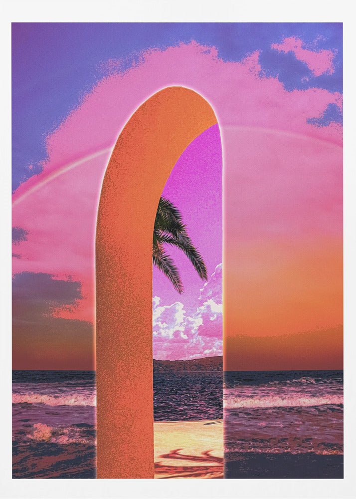 Portal Vaporwave - Poster / Art Print