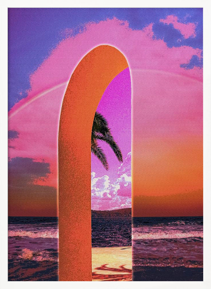 Portal Vaporwave - Poster / Art Print