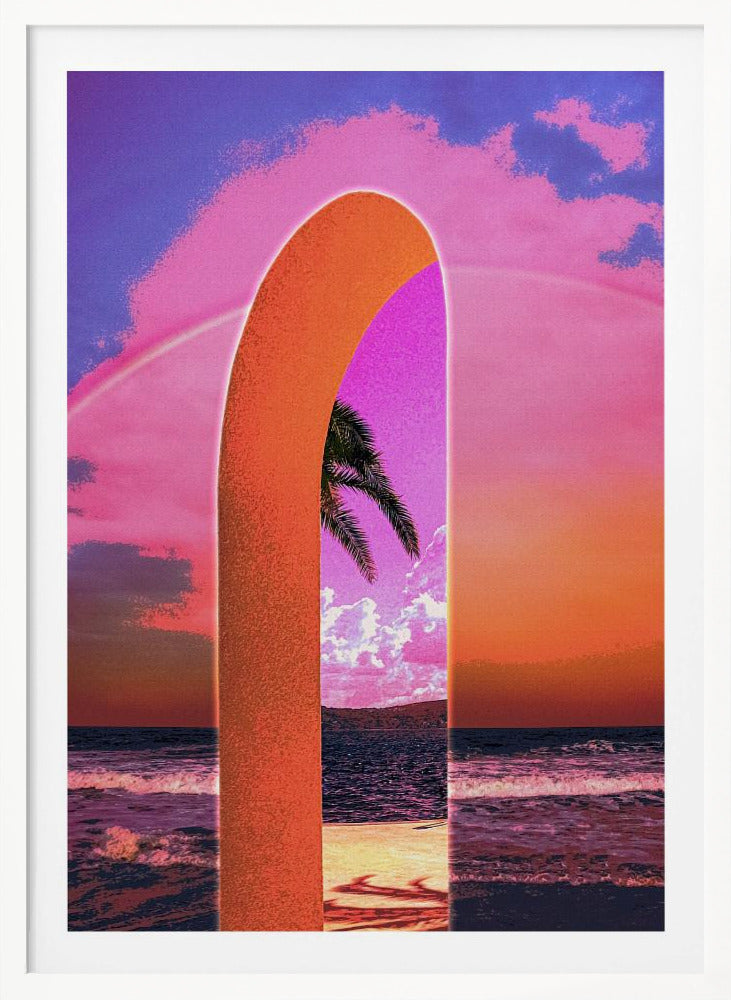 Portal Vaporwave - Poster / Art Print