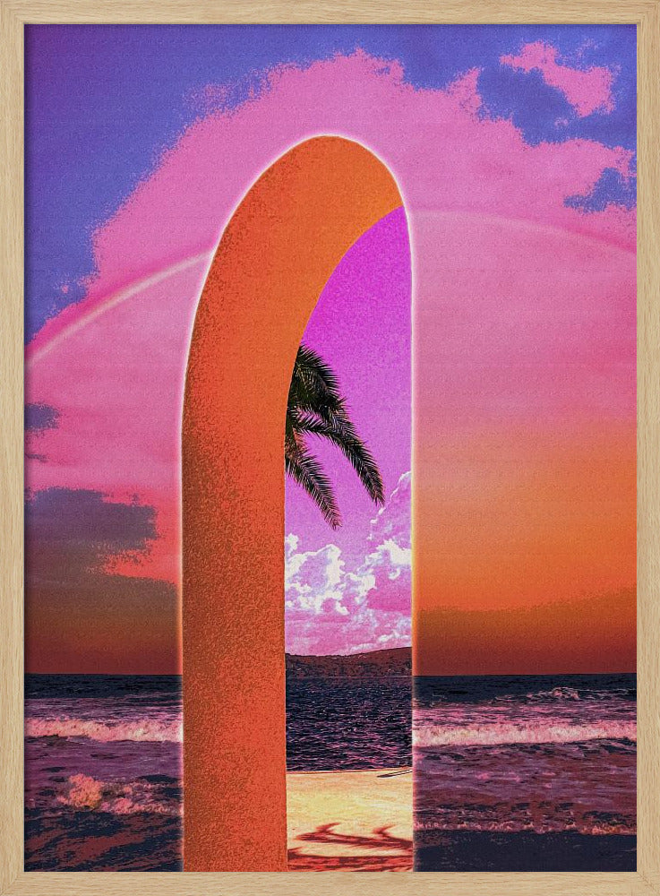 Portal Vaporwave - Poster / Art Print