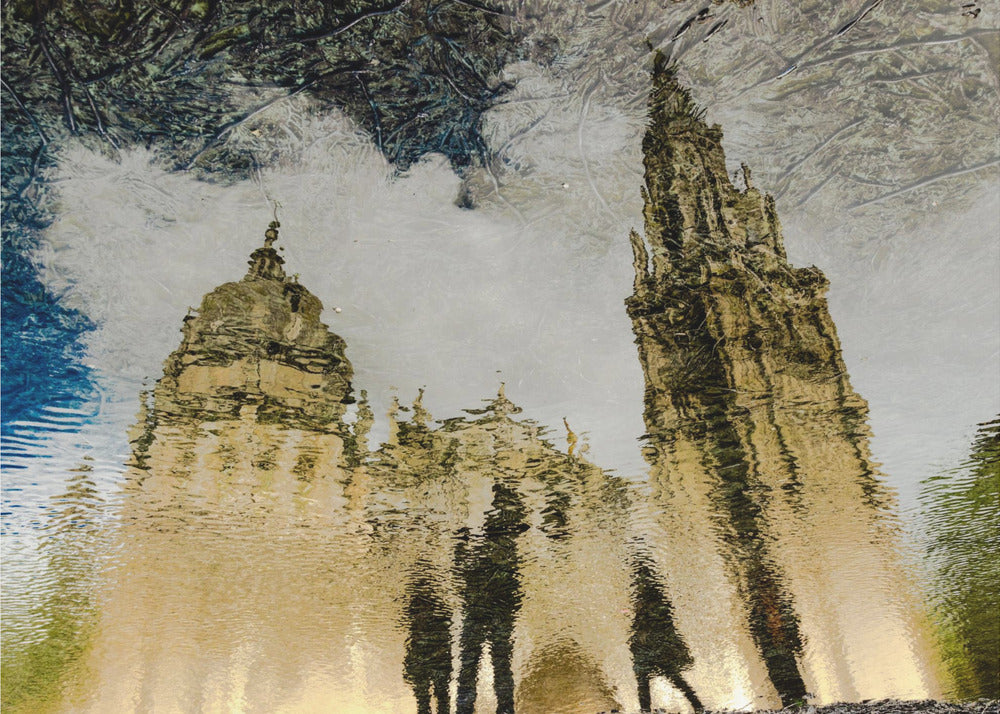 Toledo Cathedral Reflection - Poster / Art Print