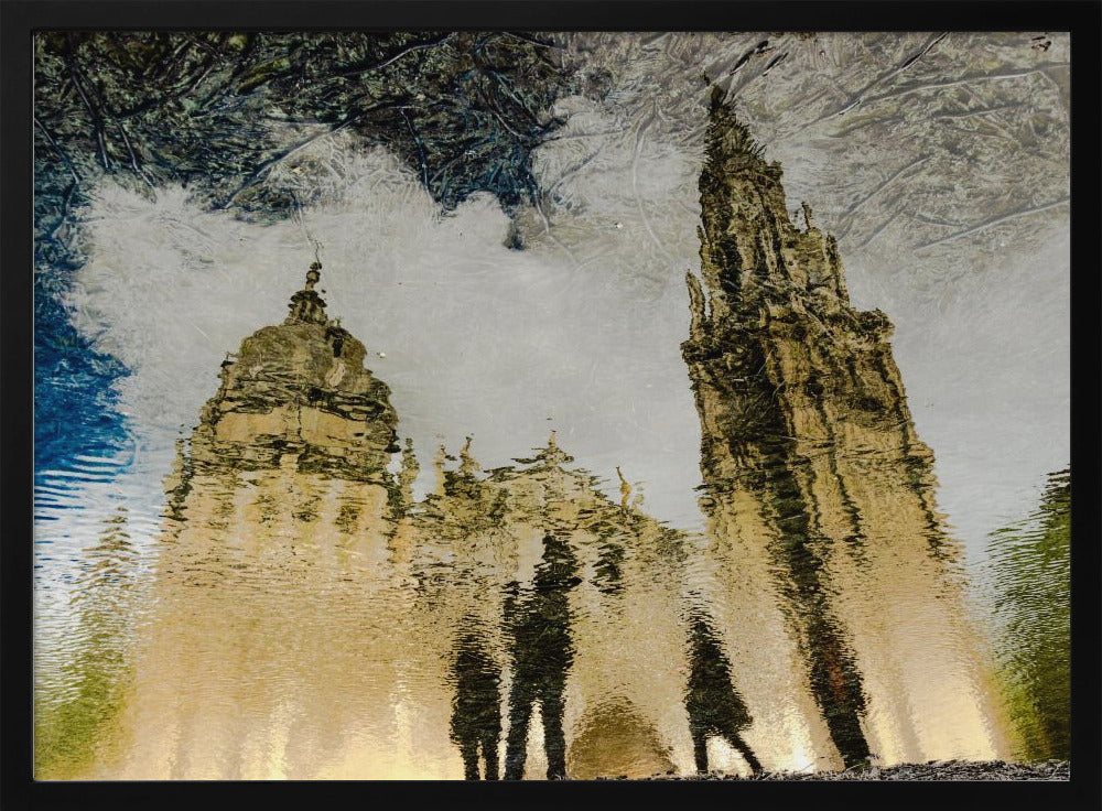 Toledo Cathedral Reflection - Poster / Art Print