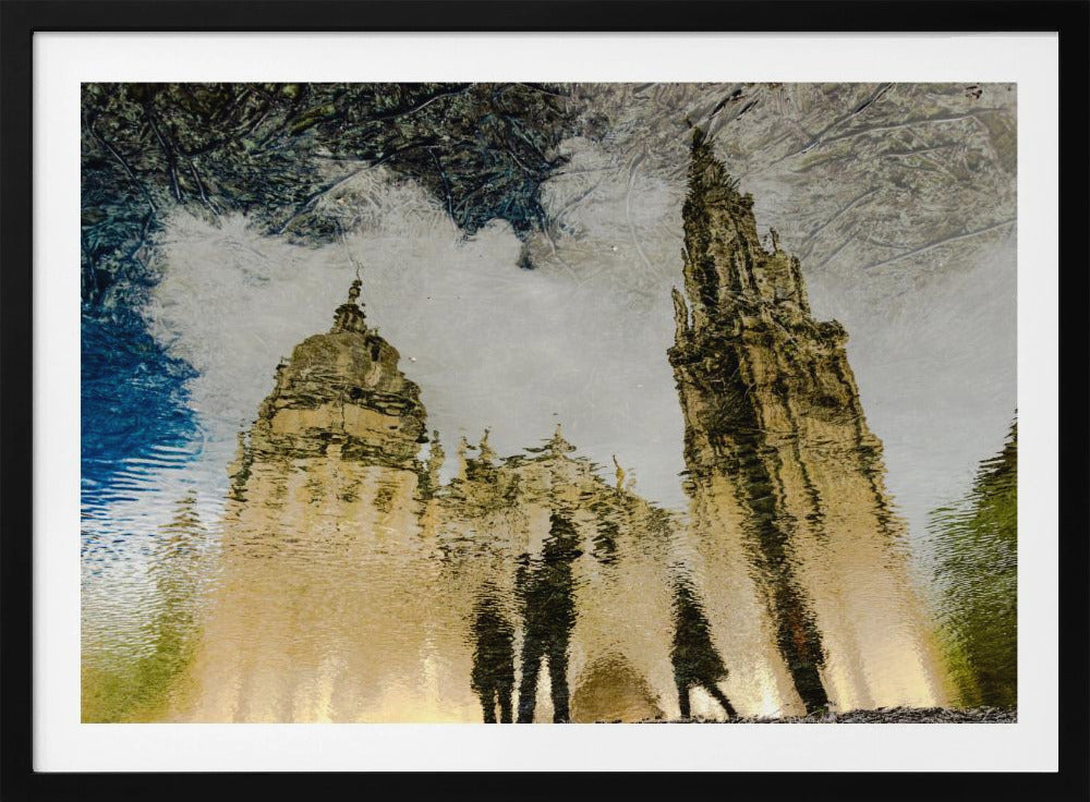 Toledo Cathedral Reflection - Poster / Art Print