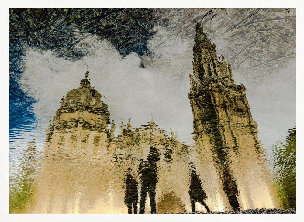 Toledo Cathedral Reflection - Poster / Art Print