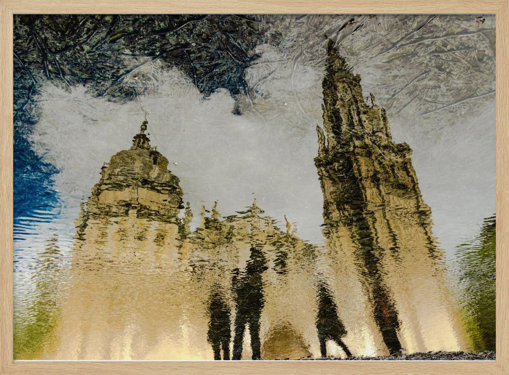 Toledo Cathedral Reflection - Poster / Art Print