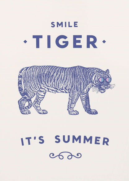 Smile Tiger - Poster / Art Print