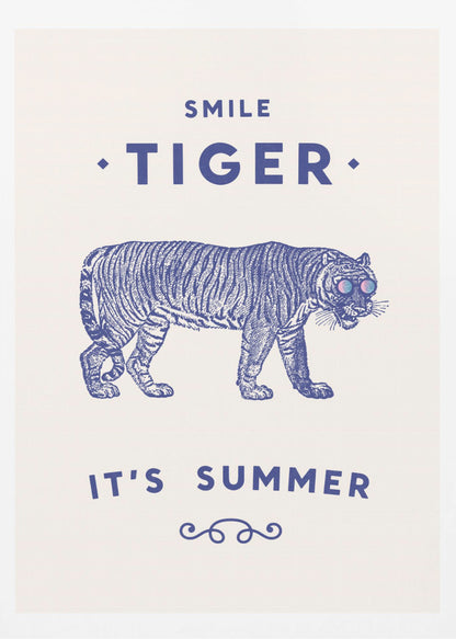 Smile Tiger - Poster / Art Print