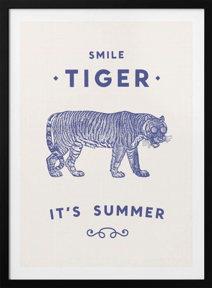 Smile Tiger - Poster / Art Print