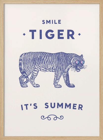 Smile Tiger - Poster / Art Print