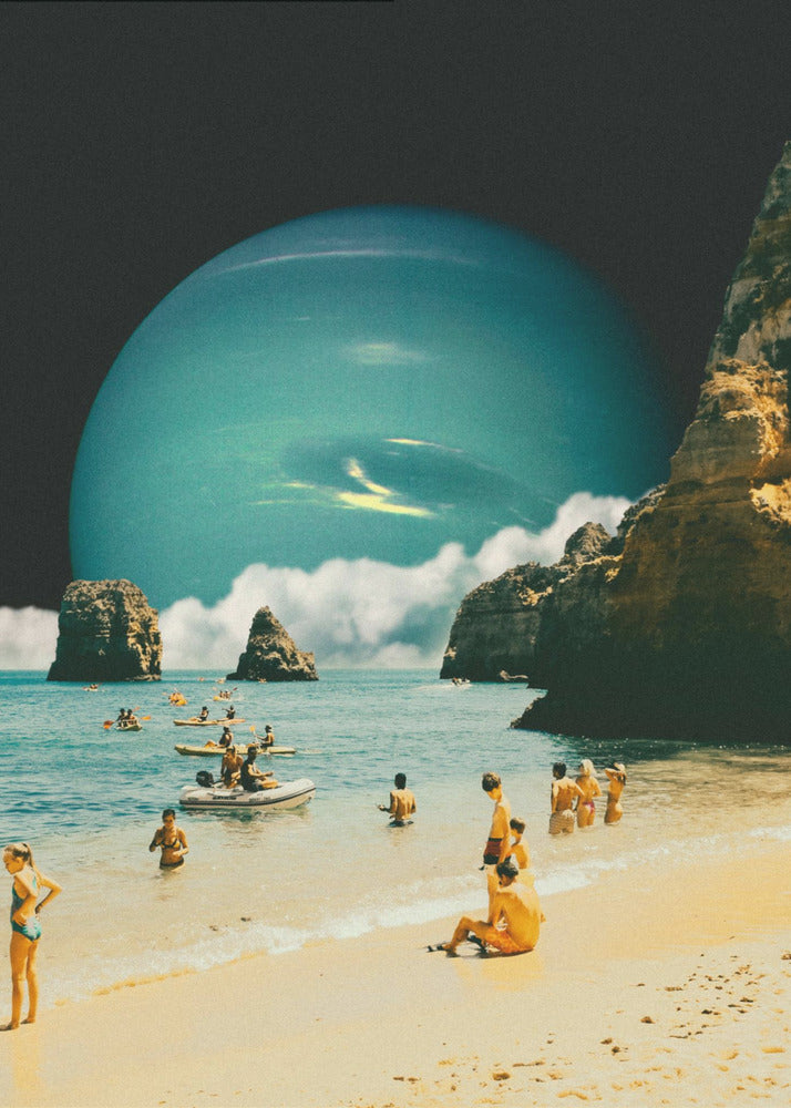 Space Beach - Poster / Art Print