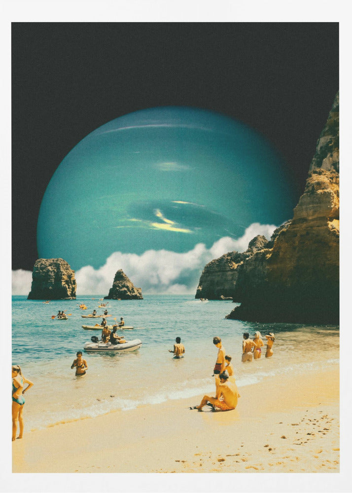 Space Beach - Poster / Art Print