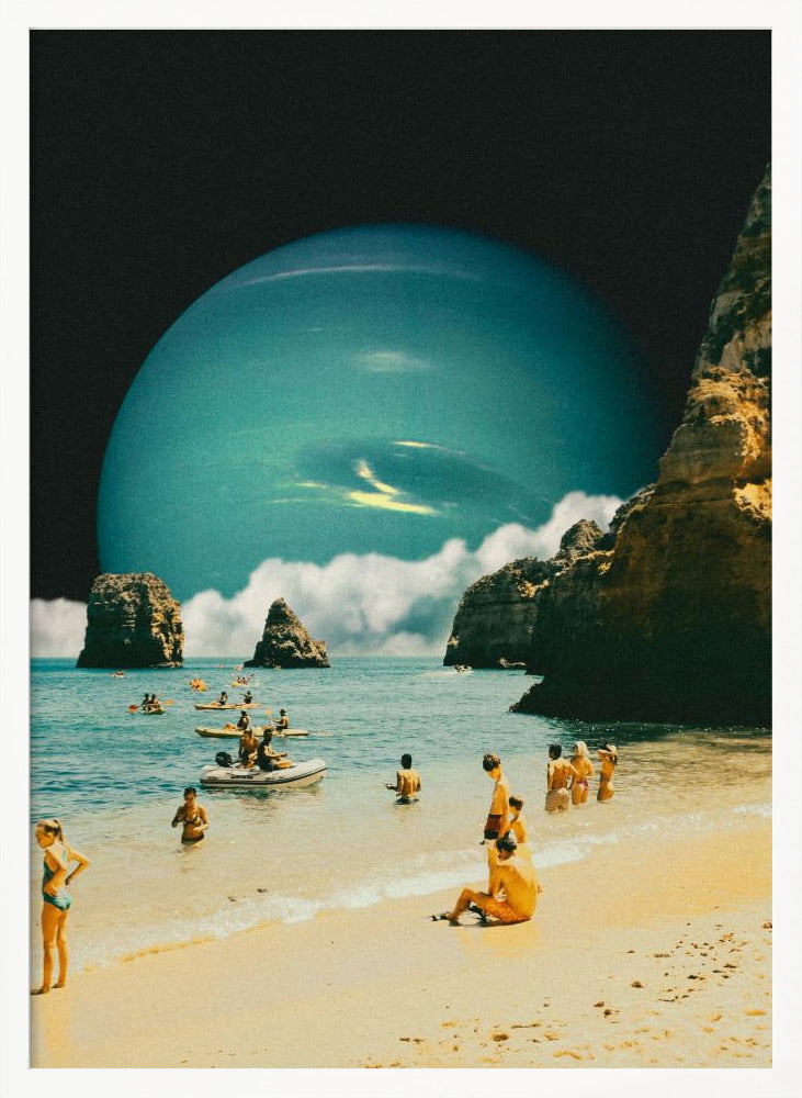 Space Beach - Poster / Art Print