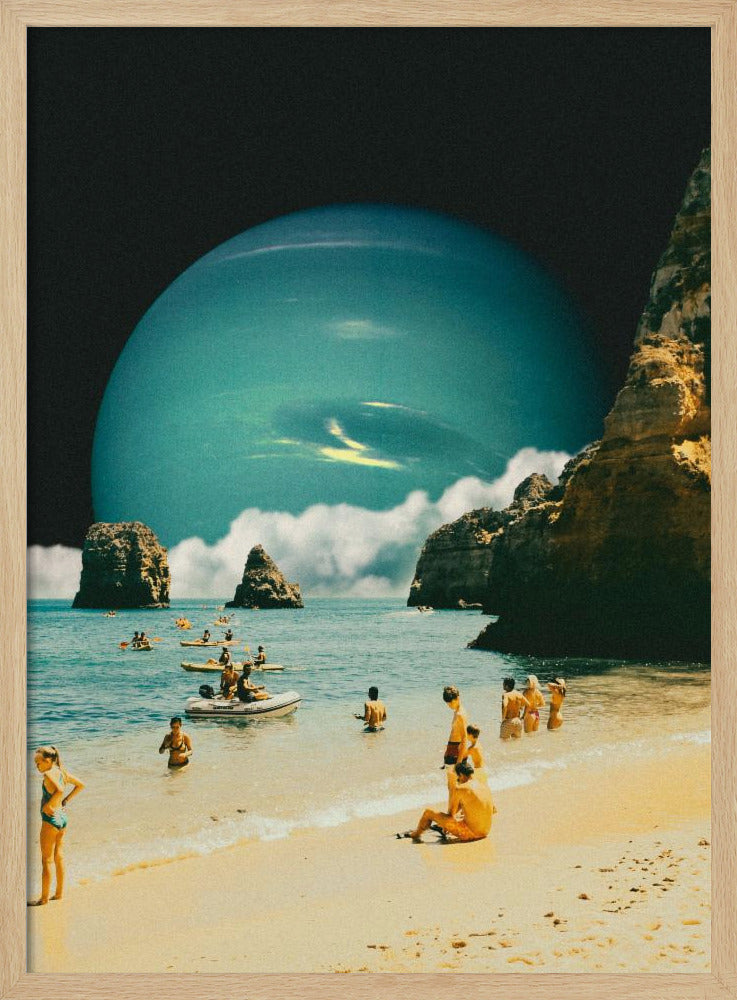 Space Beach - Poster / Art Print