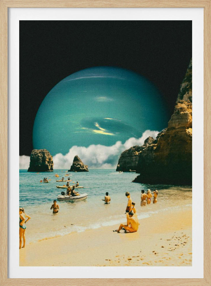 Space Beach - Poster / Art Print