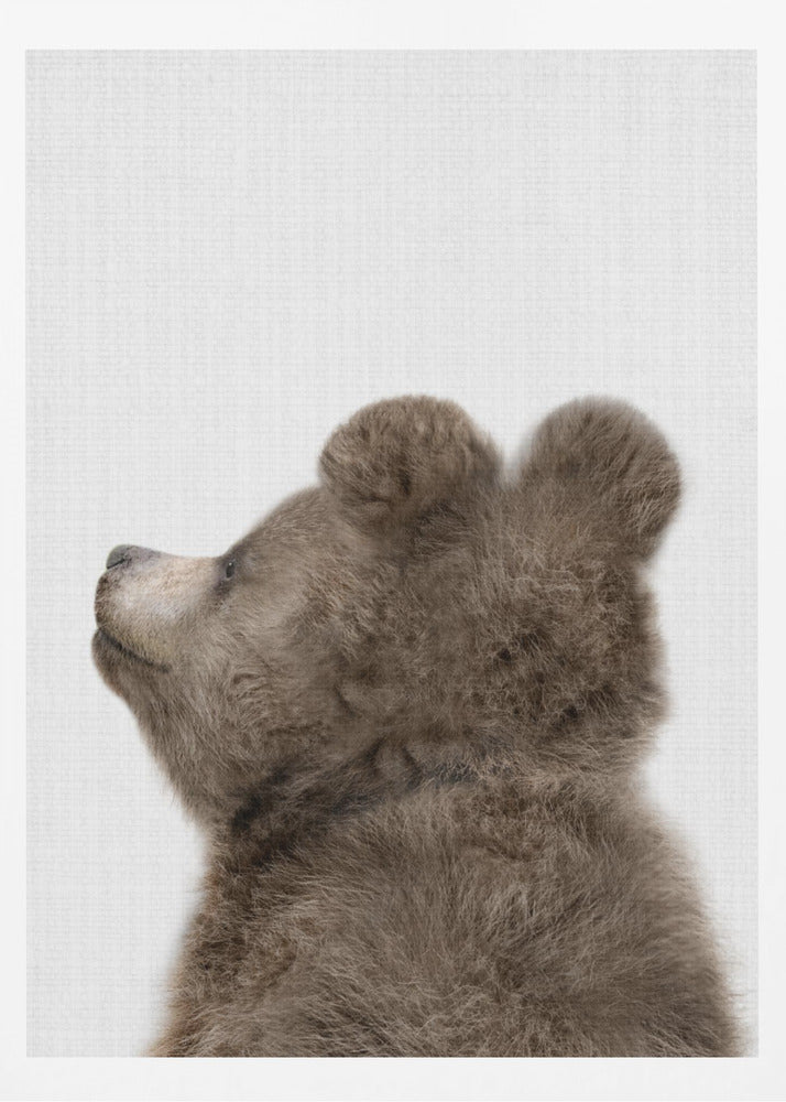 Peekaboo Baby Bear Back - Poster / Art Print