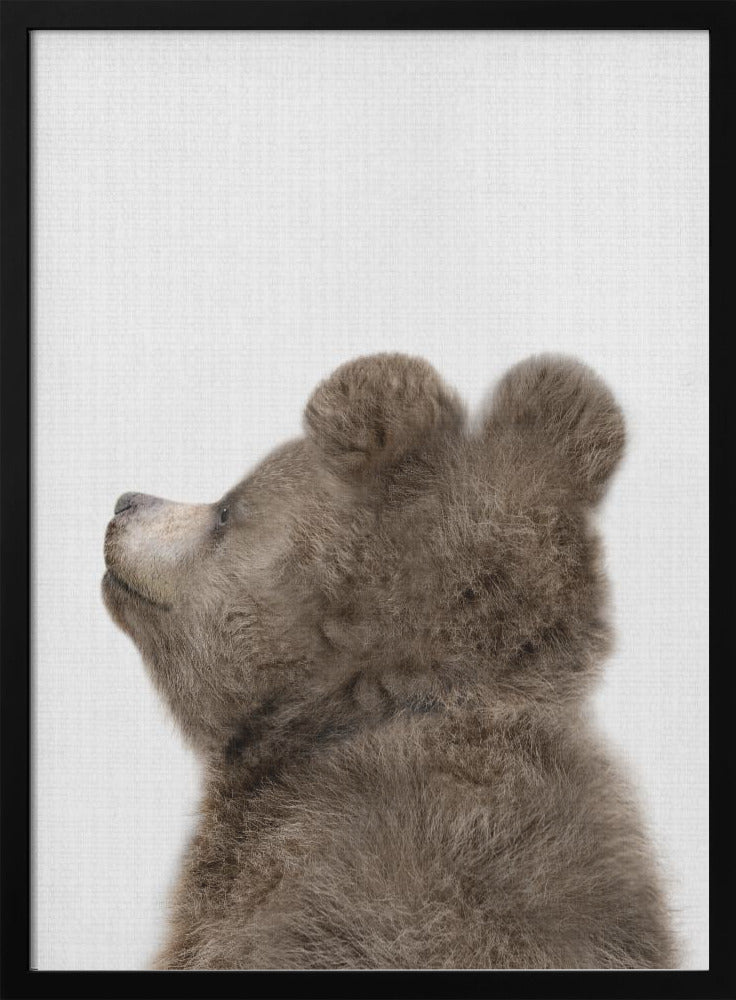 Peekaboo Baby Bear Back - Poster / Art Print