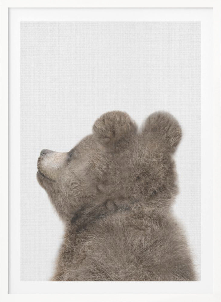 Peekaboo Baby Bear Back - Poster / Art Print