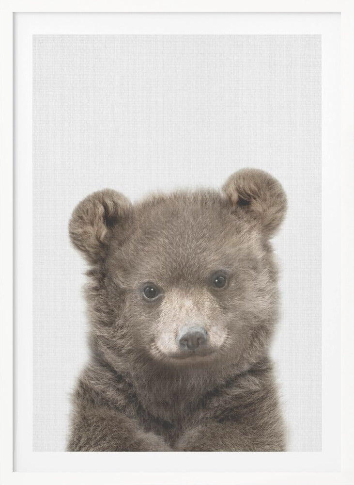 Peekaboo Baby Bear - Poster / Art Print