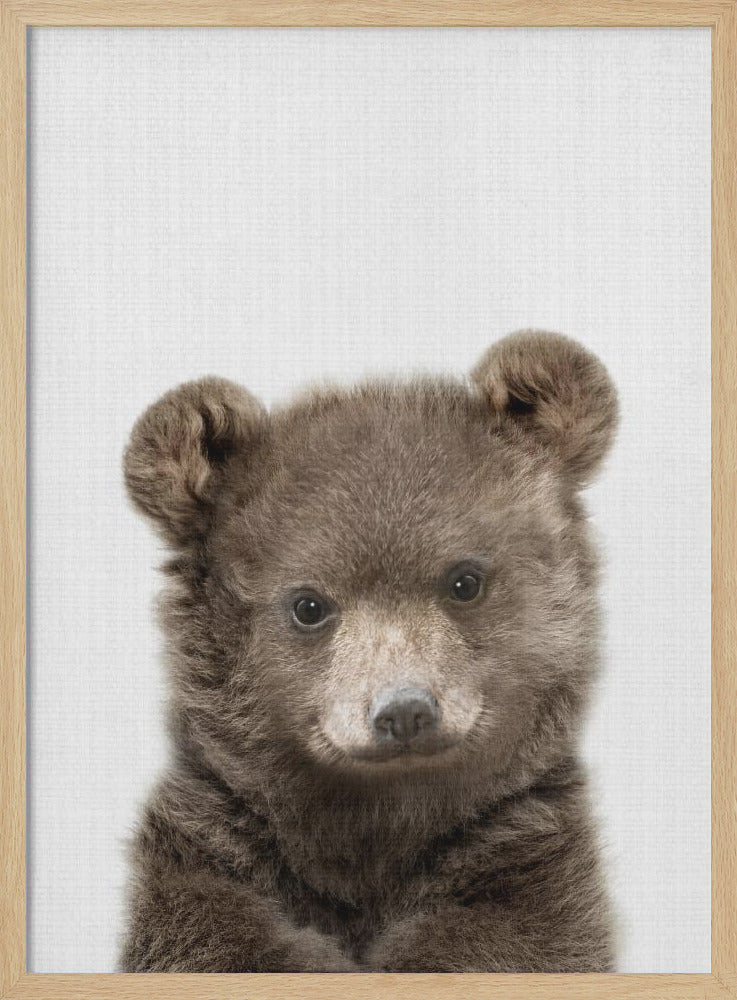 Peekaboo Baby Bear - Poster / Art Print